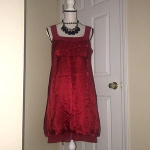 A/X Armani Exchange Silk Red Dress